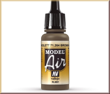 vallejo 71264 Braun-Violett, RLM 81, 17 ml - Bild
