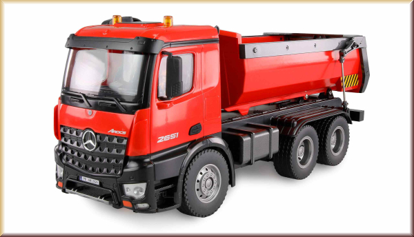 Amewi 22407 Mercedes-Benz Arocs Lizenz-LKW Kipper RTR rot - Bild