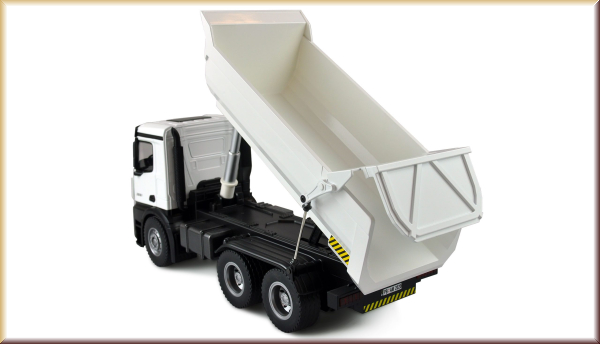 Amewi 22413 Mercedes-Benz Arocs LKW Kipper PRO Metall RTR weiß - Bild 2