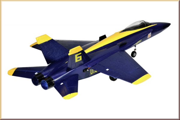 Amewi 24075 F18 Jet Blue Angel 656mm PNP 64mm EDF  (Größe: - Bild 1
