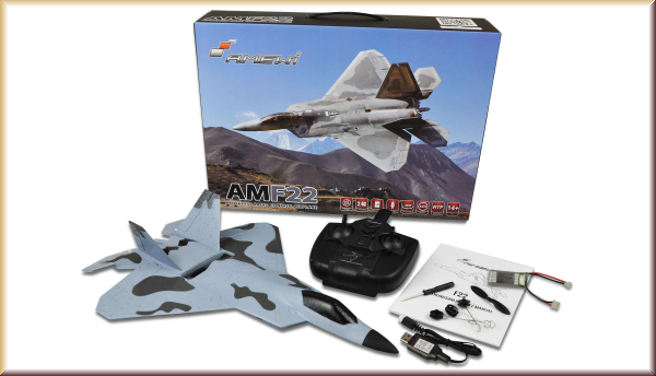 Amewi 24091 AMF22 Flugzeug 3D/6G brushless 3-Kanal 320mm RTF - Bild 1