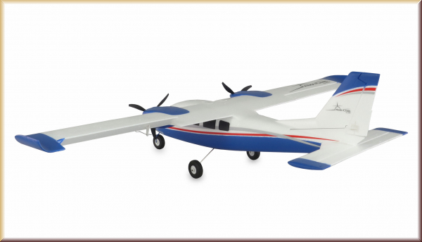 Amewi 24140 AMXPlanes P68 Hochdecker 850mm PNP blau - Bild 3