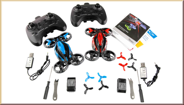 Amewi 25344 FightStar Battle Drone Set RTF rot & blau - Bild 2
