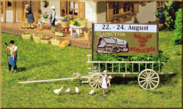 Faller 130527 Wagen mit Werbetafel - Bild