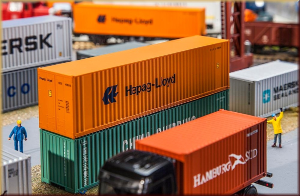 Faller 180841 40' Hi-Cube Container Hapag L - Bild