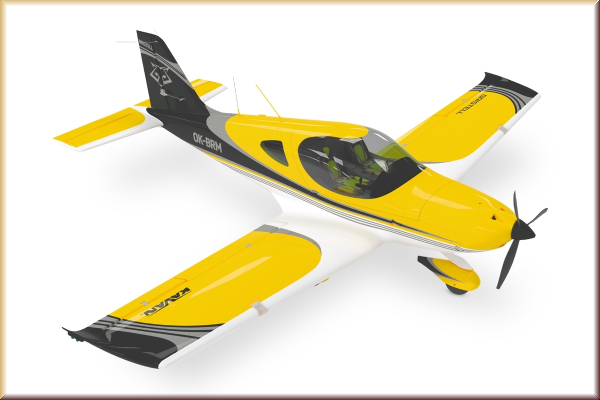 Kavan KAV02.8079 KAVAN Bristell B23 1600mm ARF - Gelb - Bild