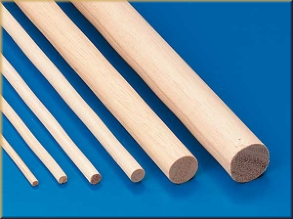 krick 80611 Holz-Rundstab hell   6 mm - Bild