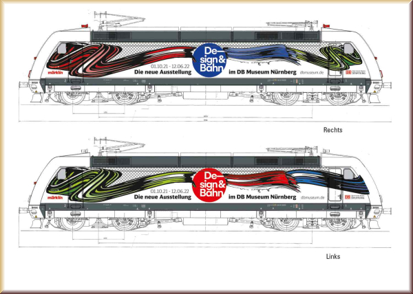 Märklin 039379 E-Lok BR 101, Design&Bahn,VI - Bild