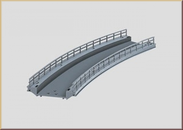 Märklin 074623 Rampenstück geb. r 437,5 mm - Bild