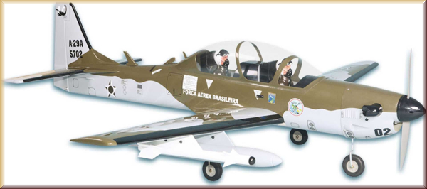 Minicars SEA124 SEAGULL Super Tucano 17cc ARF 1650mm ARF - Bild