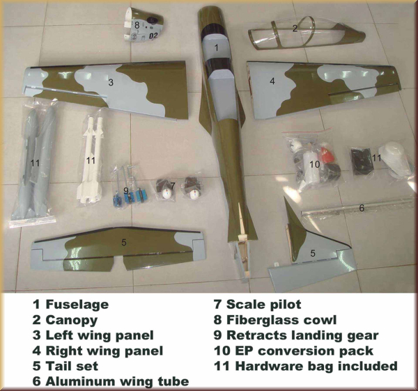 Minicars SEA124 SEAGULL Super Tucano 17cc ARF 1650mm ARF - Bild 1