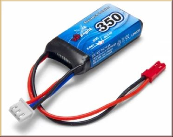 Minicars VPLP003F Li-Po Battery 2S 7,4V 350mAh 20C JST-RCY (BEC) - Bild