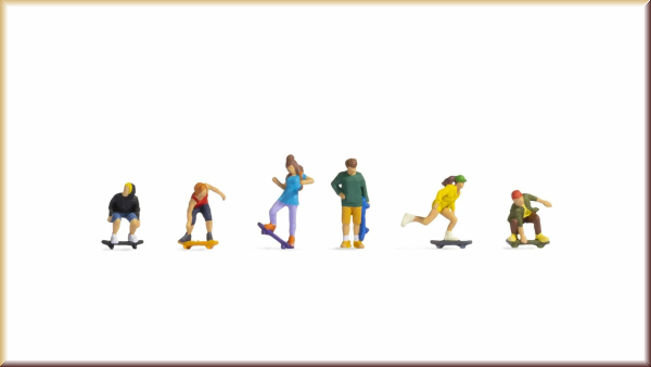 Noch 15889 H0 Skateboarder - Bild