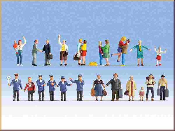 Noch 16121 Figuren-XL-Set  Auf dem Bahnh - Bild