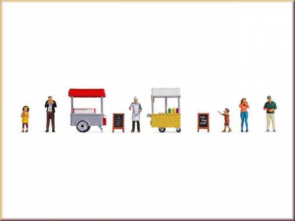 Noch 16229 H0 Figuren-TW Eis u. Hot Dog - Bild