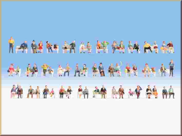 Noch 46071 TT Mega-Spar-Set Sitzende - Bild