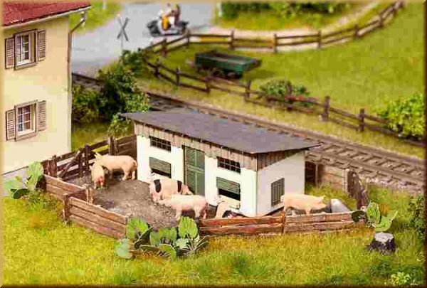 Noch 65608 Themen-Set  Schweinestall - Bild