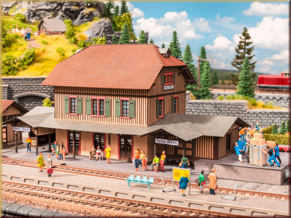 Noch 66007 H0 Bahnhof  Honau - Bild