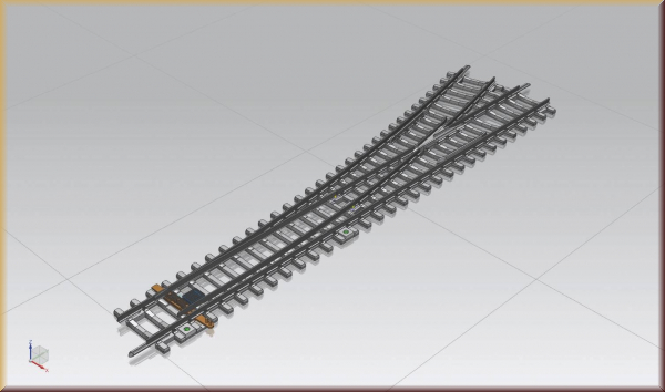 Piko 55170 Weiche WL mit Betonschwellen - Bild