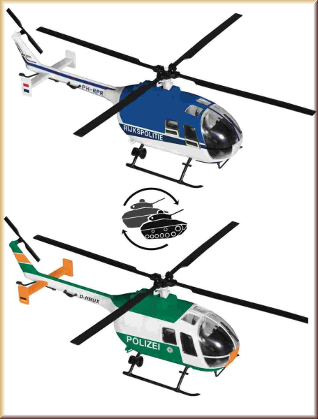 Roco 05174 Bo 105 Hubschrauber Politie - Bild