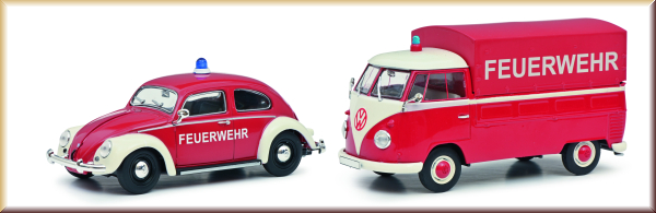 Schuco 450774300 MHI Set Feuerwehr 1:32 - Bild