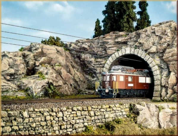 Spörle Formen 6307 6307 - Silikonformen Satz   Tunnel-Portal in Felsp - Bild 1