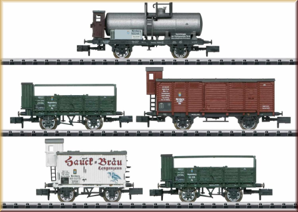 Trix 15715 Wagen-Set Gütertransport K.Ba - Bild