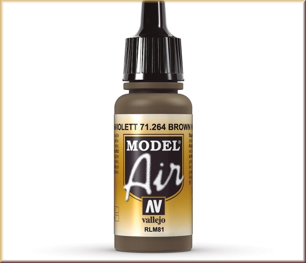 vallejo 71264 Braun-Violett, RLM 81, 17 ml - Bild