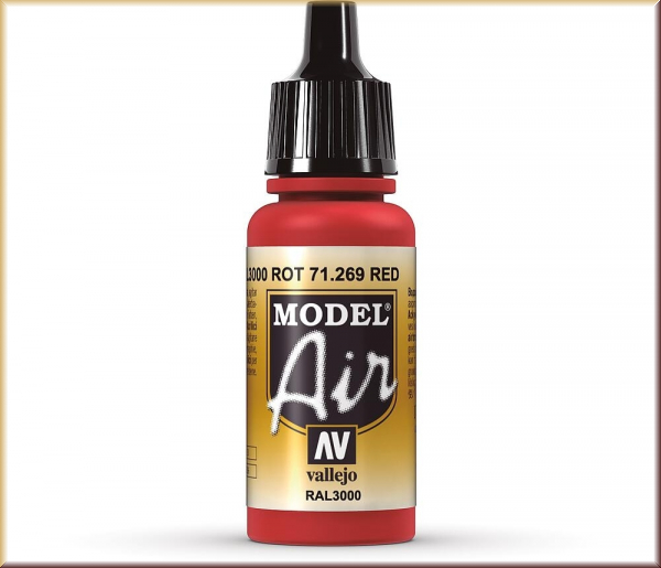 vallejo 71269 Rot, 17 ml - Bild
