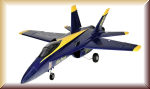 Amewi 24075 F18 Jet Blue Angel 656mm PNP 64mm EDF <br>(Größe: - Bild