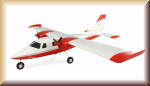 Amewi 24132 AMXPlanes P68 Hochdecker 850mm PNP rot - Bild