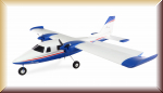 Amewi 24140 AMXPlanes P68 Hochdecker 850mm PNP blau - Bild