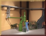 Auhagen 80112 H0 Kleiner Dampfhammer - Bild