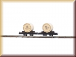 Busch 12213 2 Wagen mit Papierrollen H0 - Bild