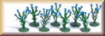 Busch 1247 8 Kornblumenpflanzen H0 - Bild