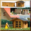 Busch 1529 Gartenhaus und Schuppen - Bild