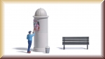 Busch 7909 Action Set: Plakatkleber - Bild