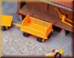Faller 180991 2 Bahnsteigwagen, orange - Bild