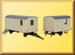Kibri 10278 H0 Bauwagen, 2 Stueck - Bild