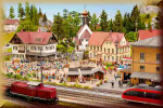 Noch 66004 HO L-C Bahnhof Tannau (Berg) - Bild
