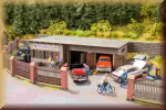 Noch 66112 HO L-C Hinterhof-Werkstatt - Bild