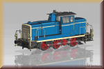 Piko 52832 Diesellok BR 360 DB AG blaubeige V + DSS PluX22 - Bild