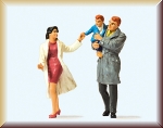 Preiser 63096 Paar mit Kind gehend - Bild